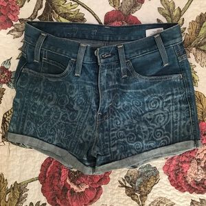 High Waisted Denim Shorts